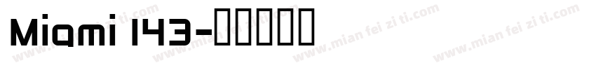 Miami 143字体转换